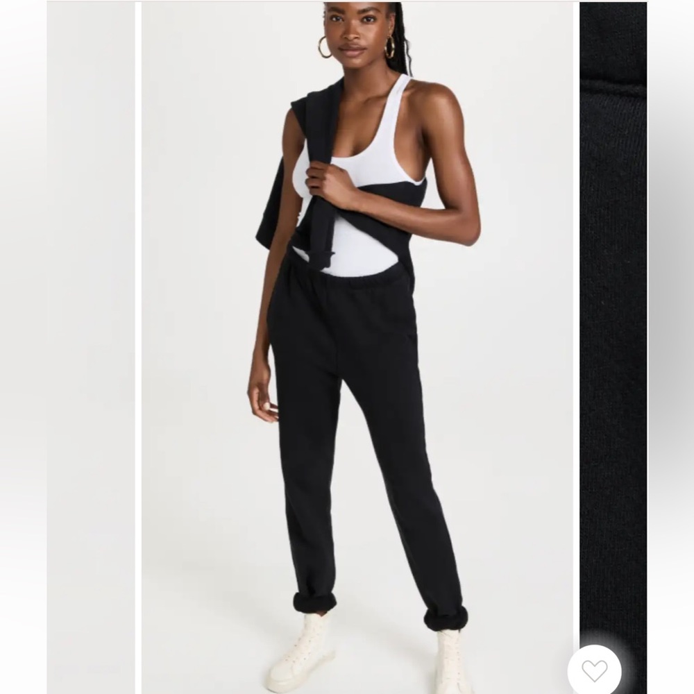 Re/done 80s Vintage Black Sweatpants
